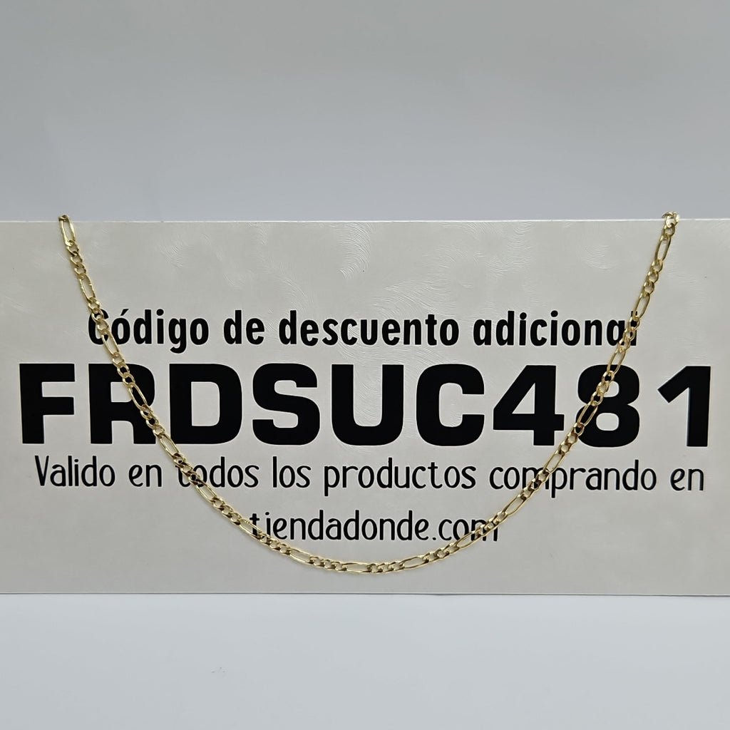 CADENAS 3X1 ORO 14K 60 CM 8 GR (NUEVO)