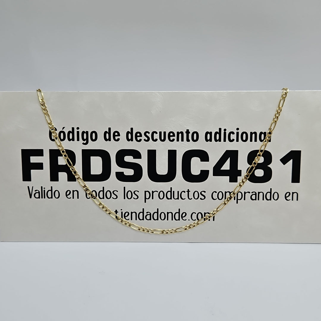 CADENAS 3X1 ORO 14K 60 CM 8.6 GR (NUEVO)