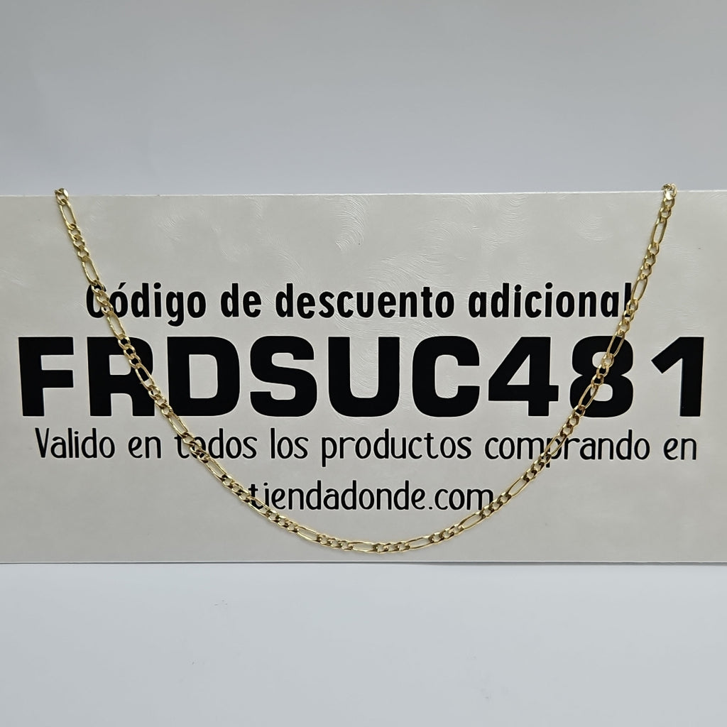 CADENAS 3X1 ORO 14K 60 CM 8.9 GR (NUEVO)
