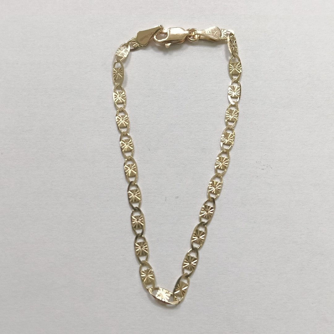 PULSERAS GUCHI ORO 14K 18 CM 2.8 GR (NUEVO)