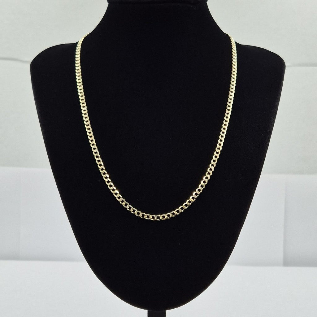 CADENAS BARBADA ORO 14K 55 CM 13 GR (NUEVO)