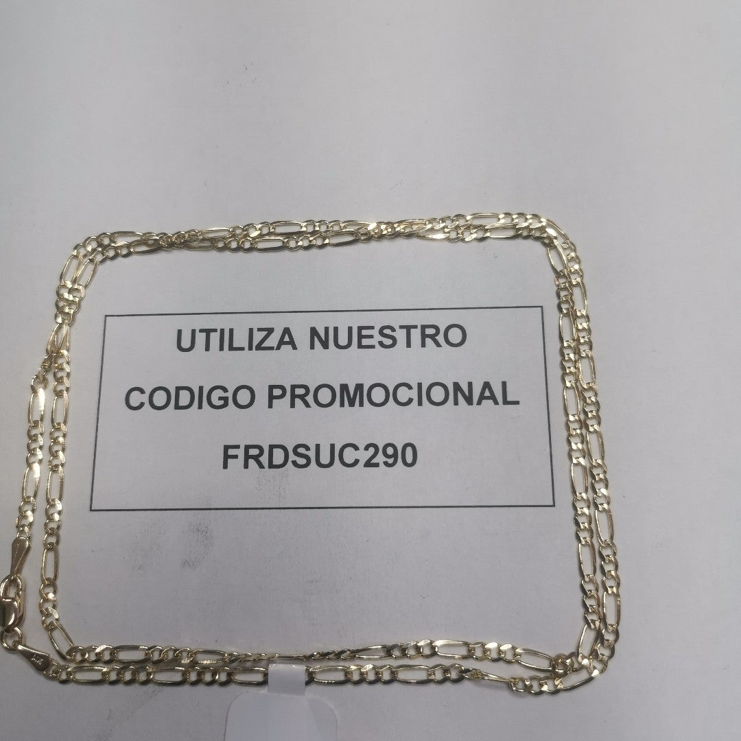 CADENAS 3X1 ORO 14K 55 CM 5 GR (NUEVO)