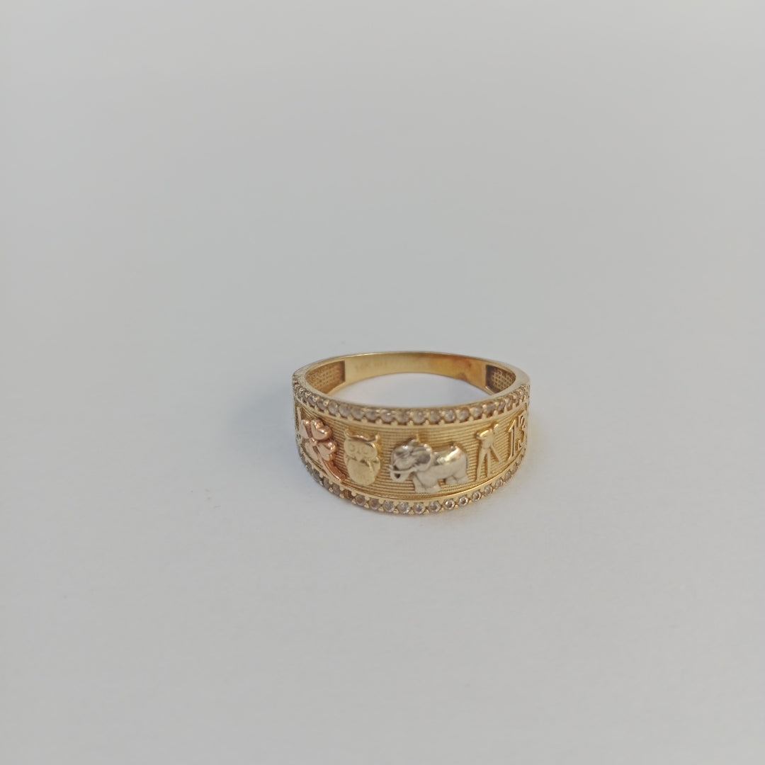 ANILLITO ORO 14 K 3.3 GRMS (SEMINUEVO)