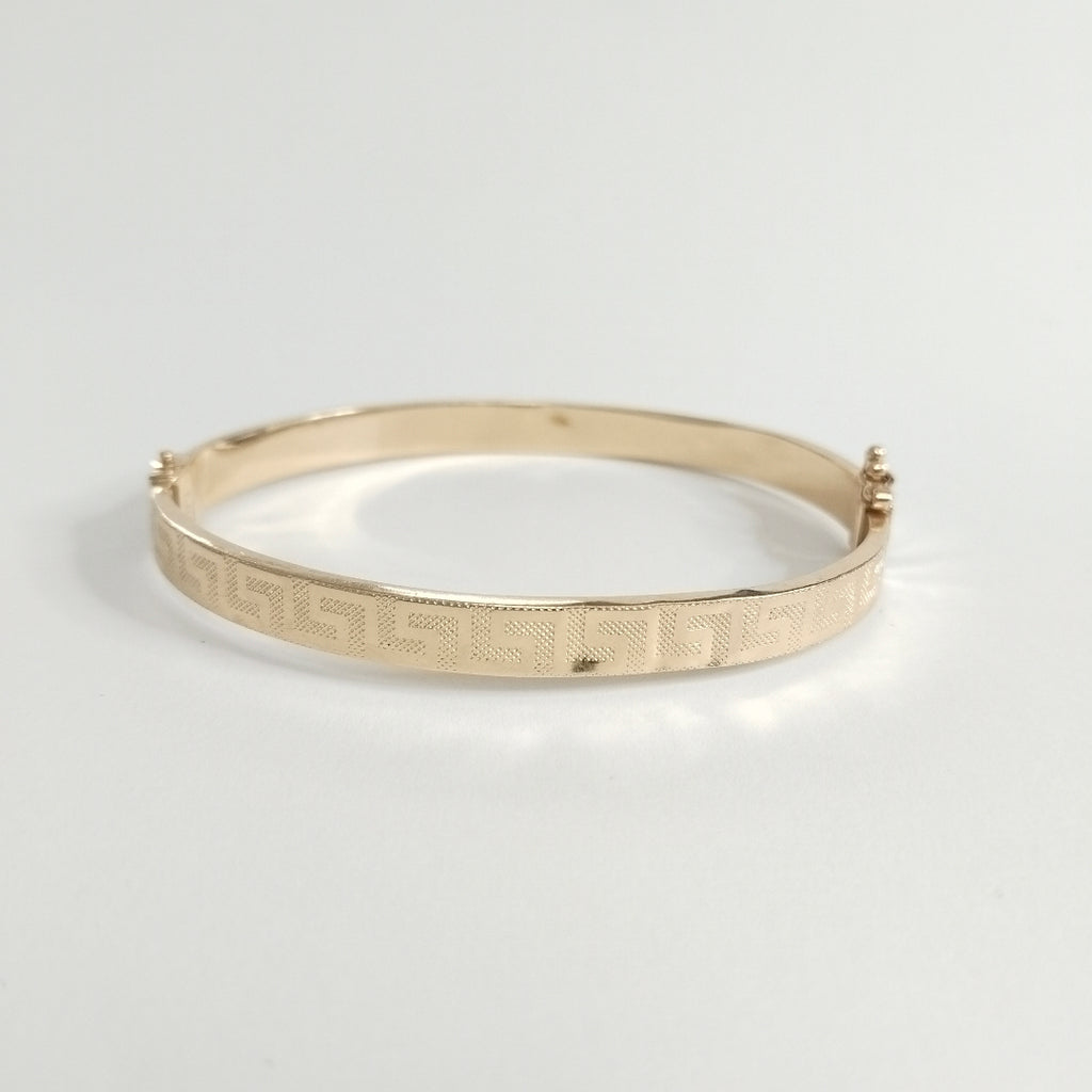 PULSERA RIGIDA ORO 14 K 7.9 GRMS (SEMINUEVO)
