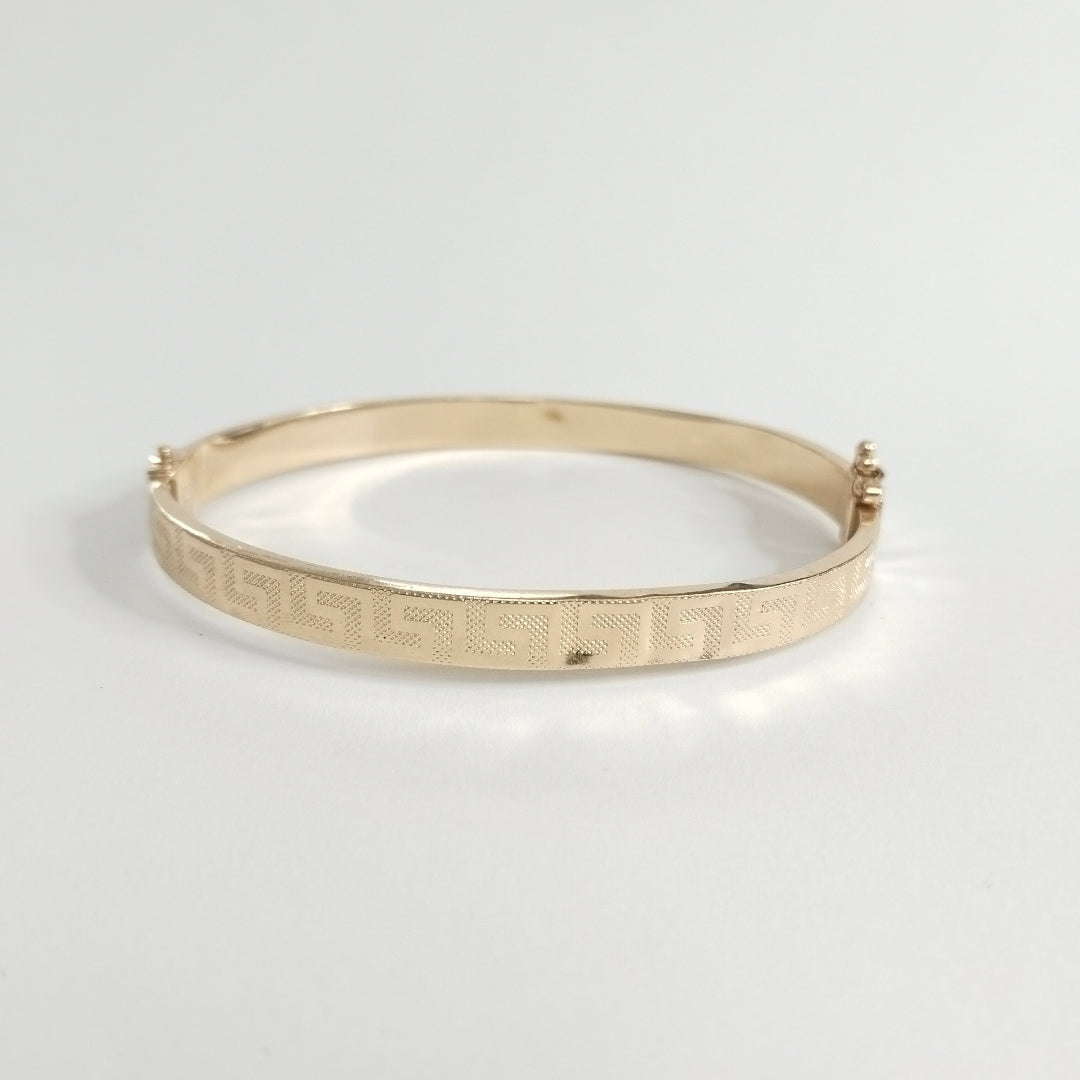PULSERA RIGIDA ORO 14 K 7.9 GRMS (SEMINUEVO)