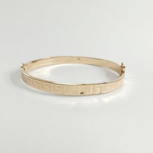 PULSERA RIGIDA ORO 14 K 7.9 GRMS (SEMINUEVO)