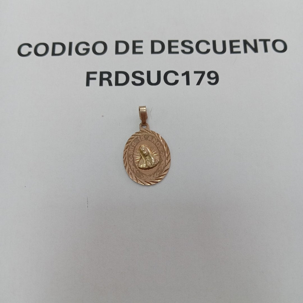 MEDALLA PERSONAL ORO 10 K 2,20 GRMS (SEMINUEVO)