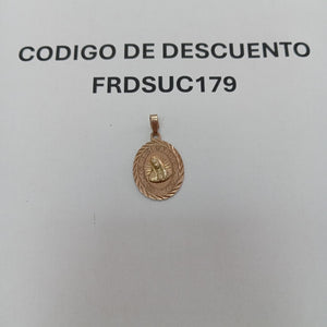 MEDALLA PERSONAL ORO 10 K 2,20 GRMS (SEMINUEVO)
