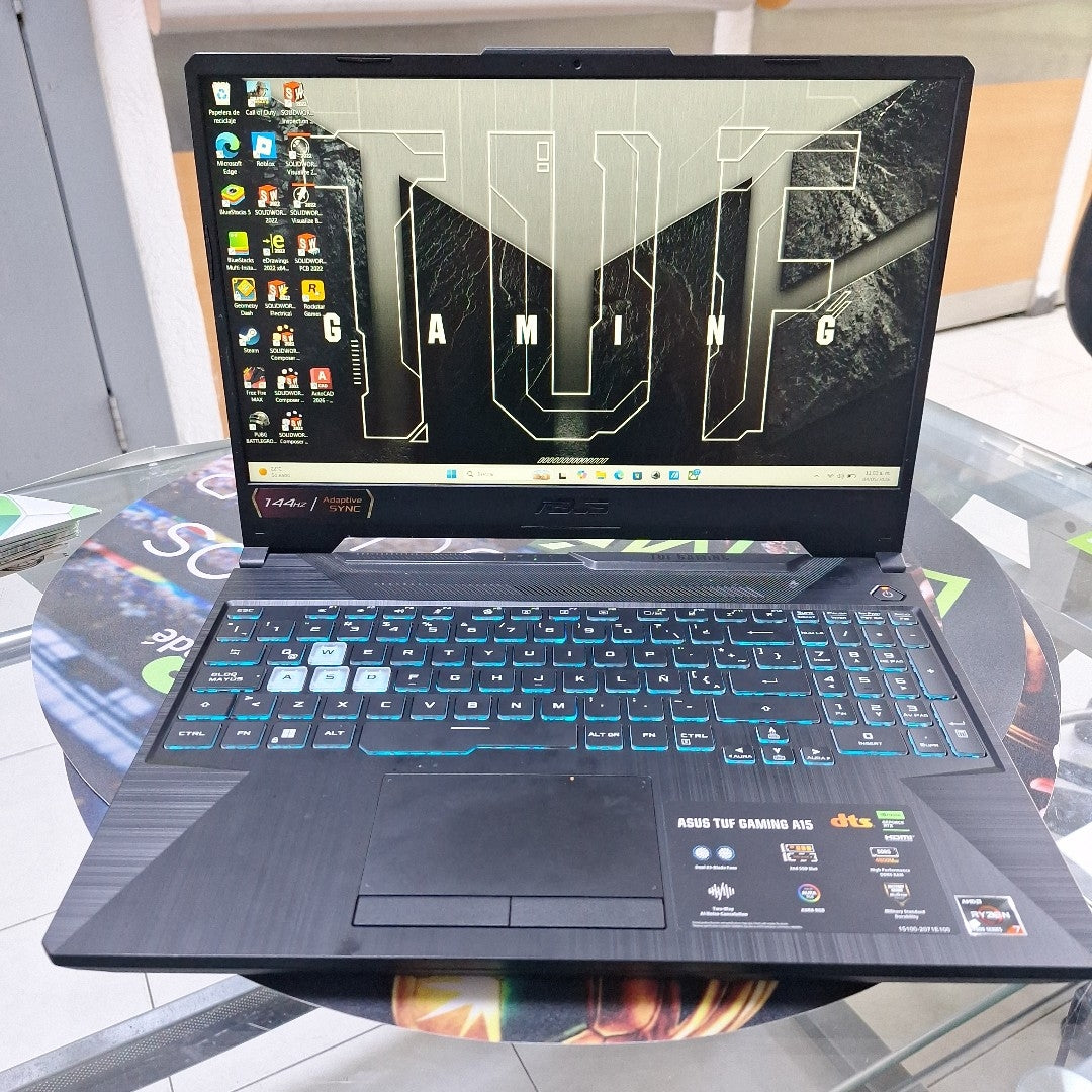 LAPTOP ASUS TUF GAMING A15 FA506NFR-HN007W (2024) 512 GB SSD 8 GB RAM (SEMINUEVO)