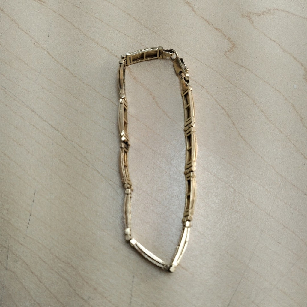 PULSERA ORO COMBINADO 14 K 11.1 GRMS (SEMINUEVO)
