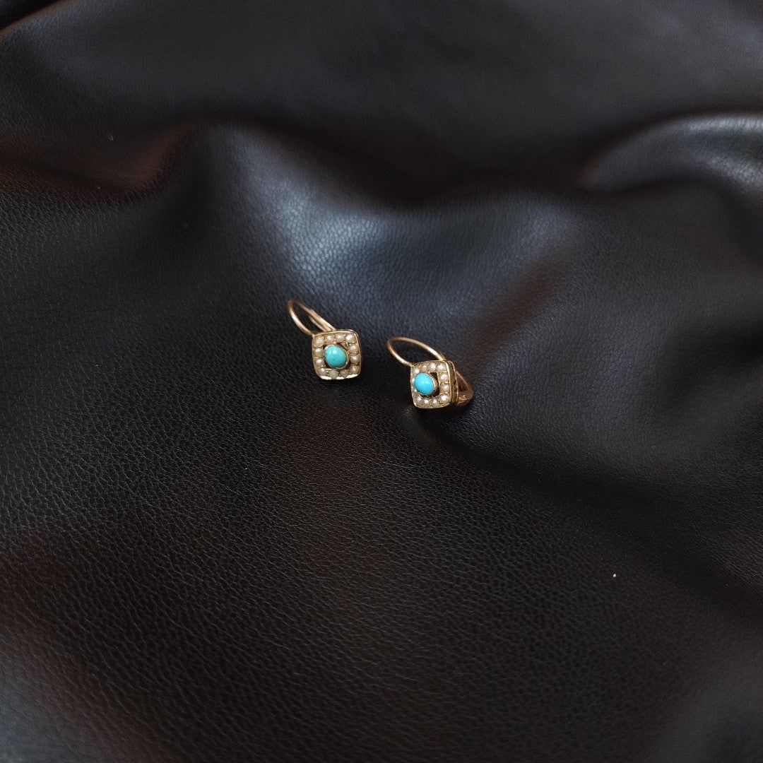 ARETES PAR ORO 14 K 1,80 GRMS (SEMINUEVO)