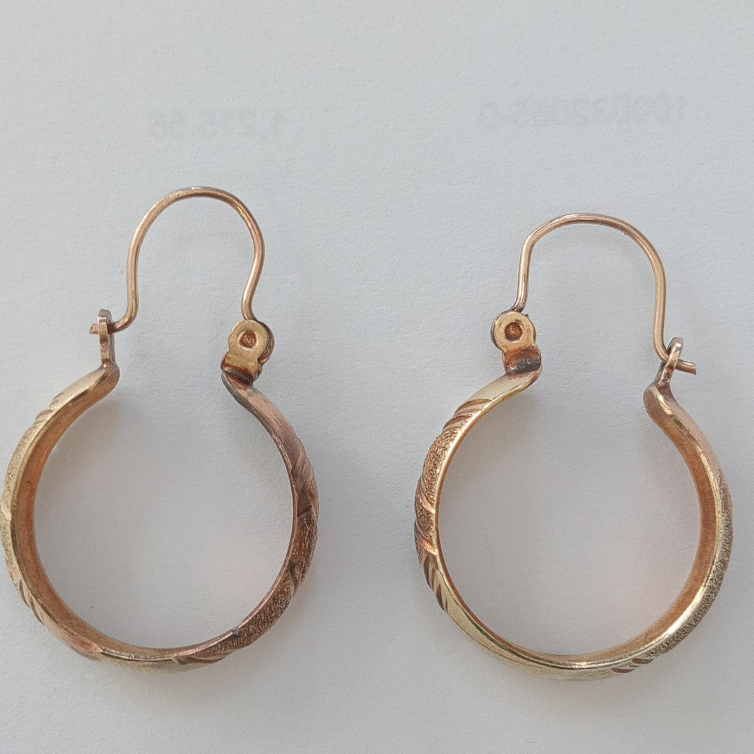 ARRACADAS PAR ORO 8 K 4,40 GRMS (SEMINUEVO)