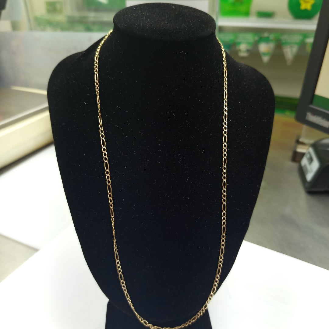CADENA ORO, RODIADO 14 K 4.3 GRMS (SEMINUEVO)
