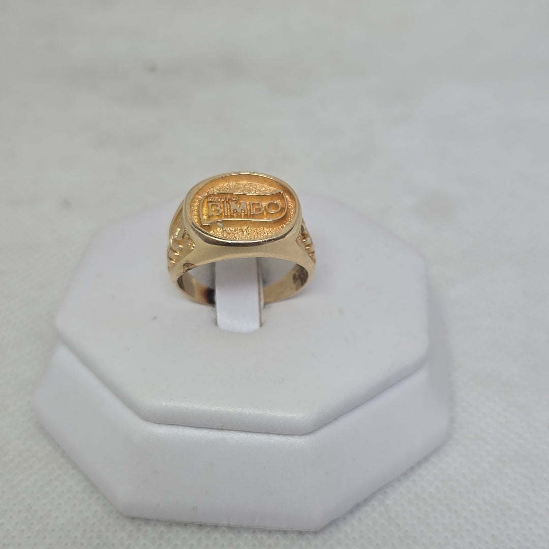 ANILLO CONMEMORATIVO ORO 14 K 8.8 GRMS (SEMINUEVO)