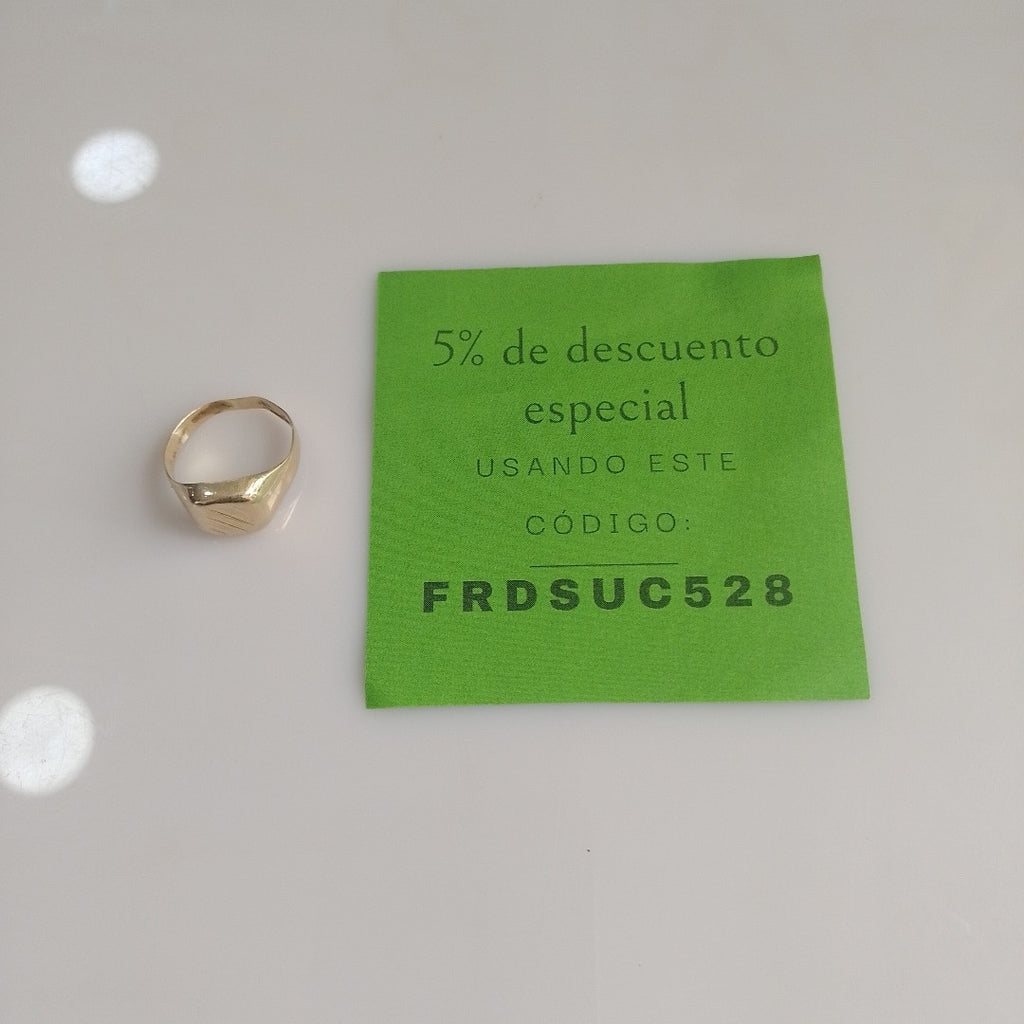 ANILLITO ORO 14 K 2.4 GRMS (SEMINUEVO)