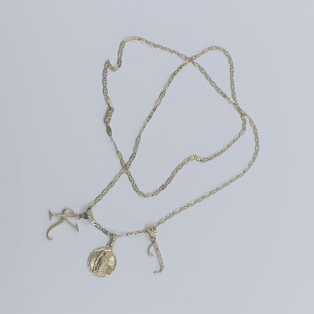 CADENA, DIJE ORO 14 K 9.5 GRMS (SEMINUEVO)
