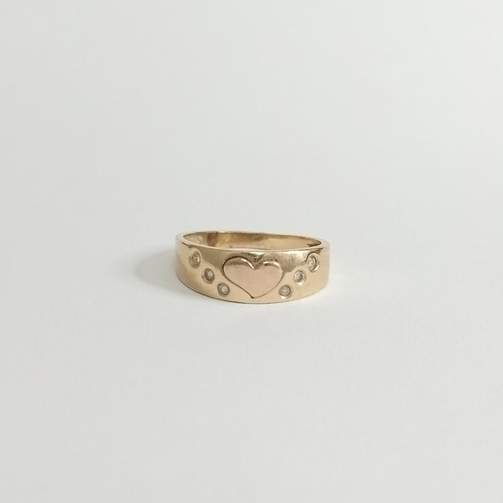 ANILLITO ORO, ORO COMBINADO 14 K 3 GRMS (SEMINUEVO)