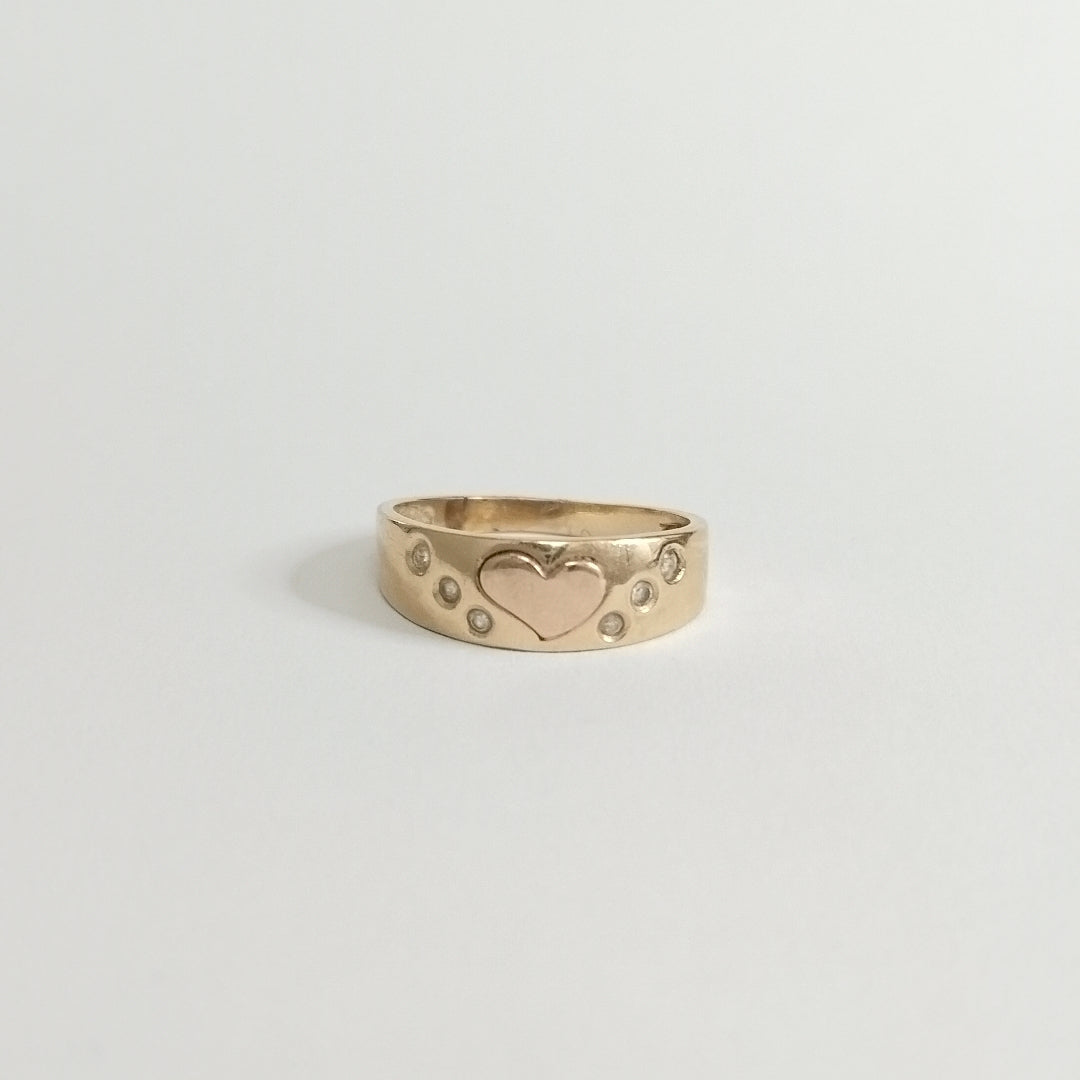 ANILLITO ORO, ORO COMBINADO 14 K 3 GRMS (SEMINUEVO)