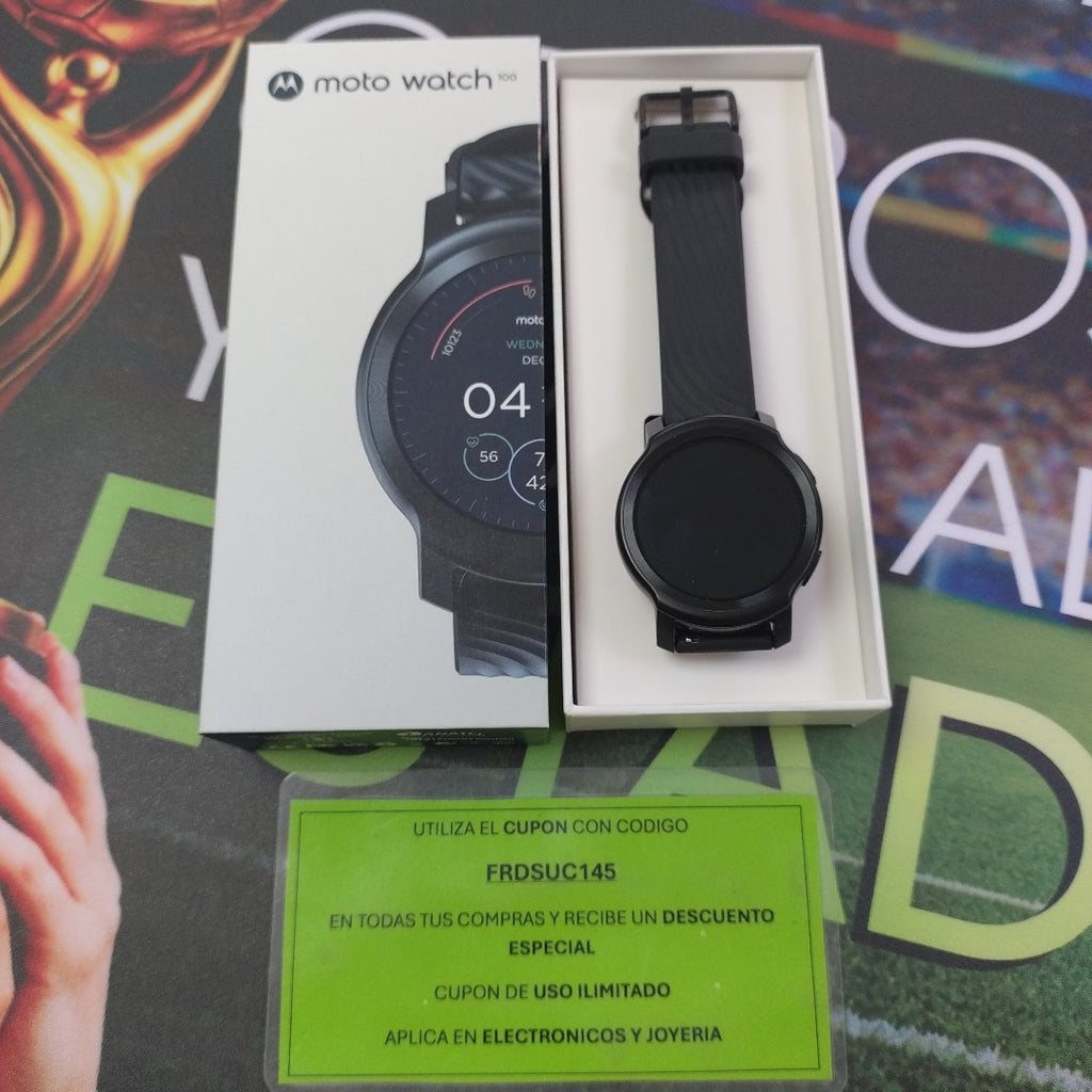 SMARTWATCH MOTOROLA MOTO WATCH 100 42 MM BLUETOOTH (SEMINUEVO)