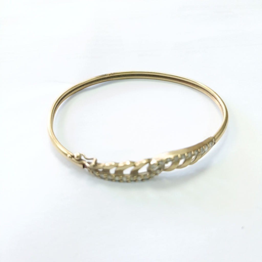 PULSERA RIGIDA ORO 10 K 6.3 GRMS (SEMINUEVO)