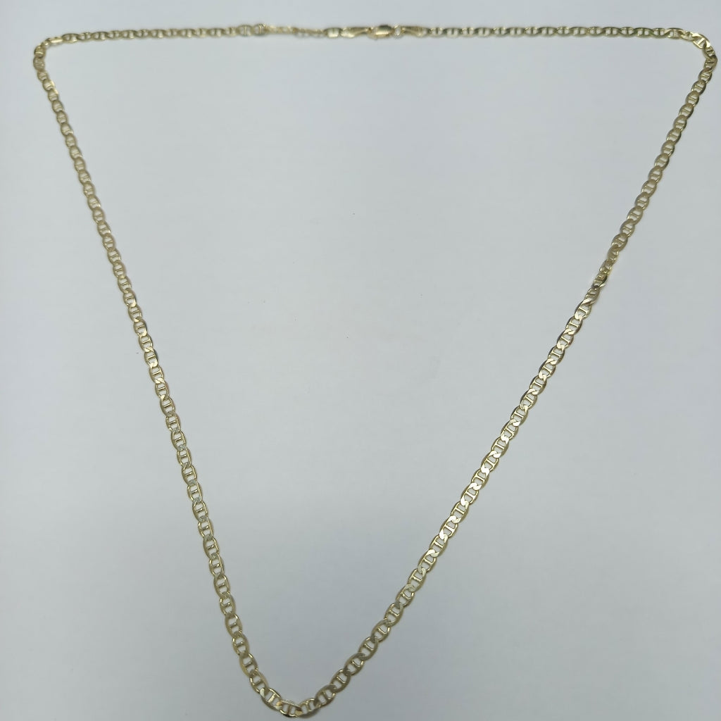 CADENAS TEJIDO GUCHI ORO 10K 60 CM 8.4 GR (NUEVO)