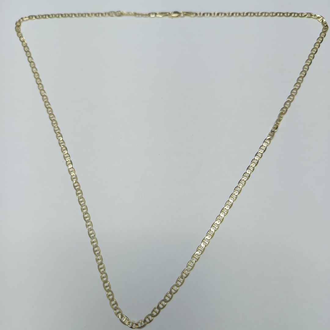 CADENAS TEJIDO GUCHI ORO 10K 60 CM 8.4 GR (NUEVO)