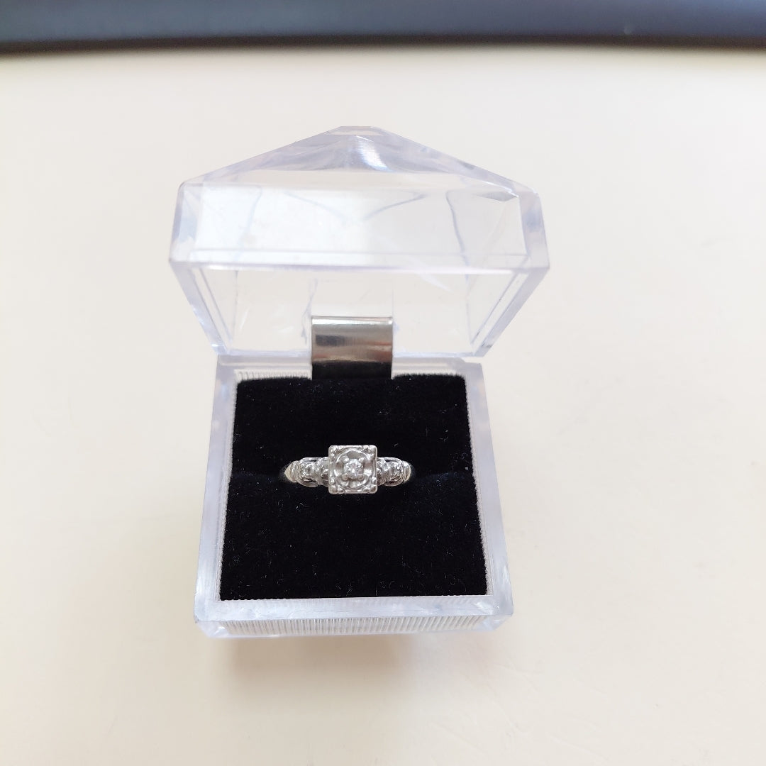 ANILLITO ORO BLANCO 14 K 2,00 GRMS (SEMINUEVO)