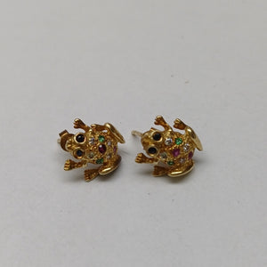 BROQUELES PAR ORO 14 K 3 GRMS (SEMINUEVO)
