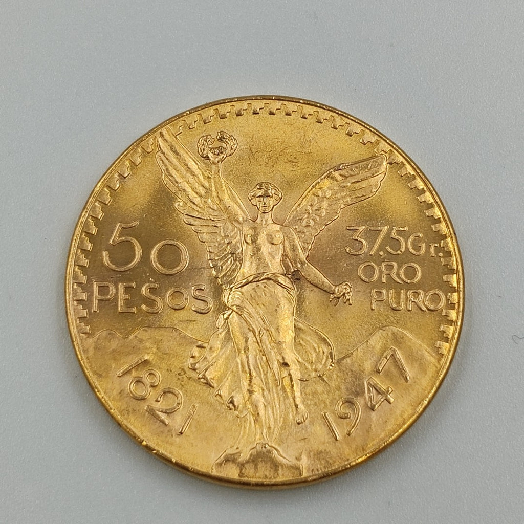 K1 41.6 GRMS 21 K IDENTIFICACIÓN MONEDA NOMINATIVA MONEDAS PESOS 50 PESO (SEMINUEVO)