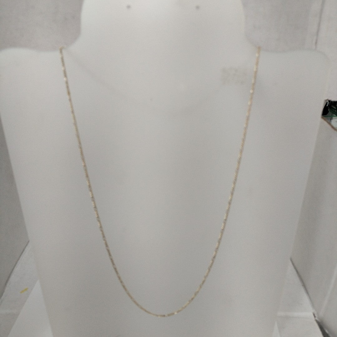 CADENAS TEJIDO 3X1 ORO 14K 55 CM 2.4 GR (NUEVO)