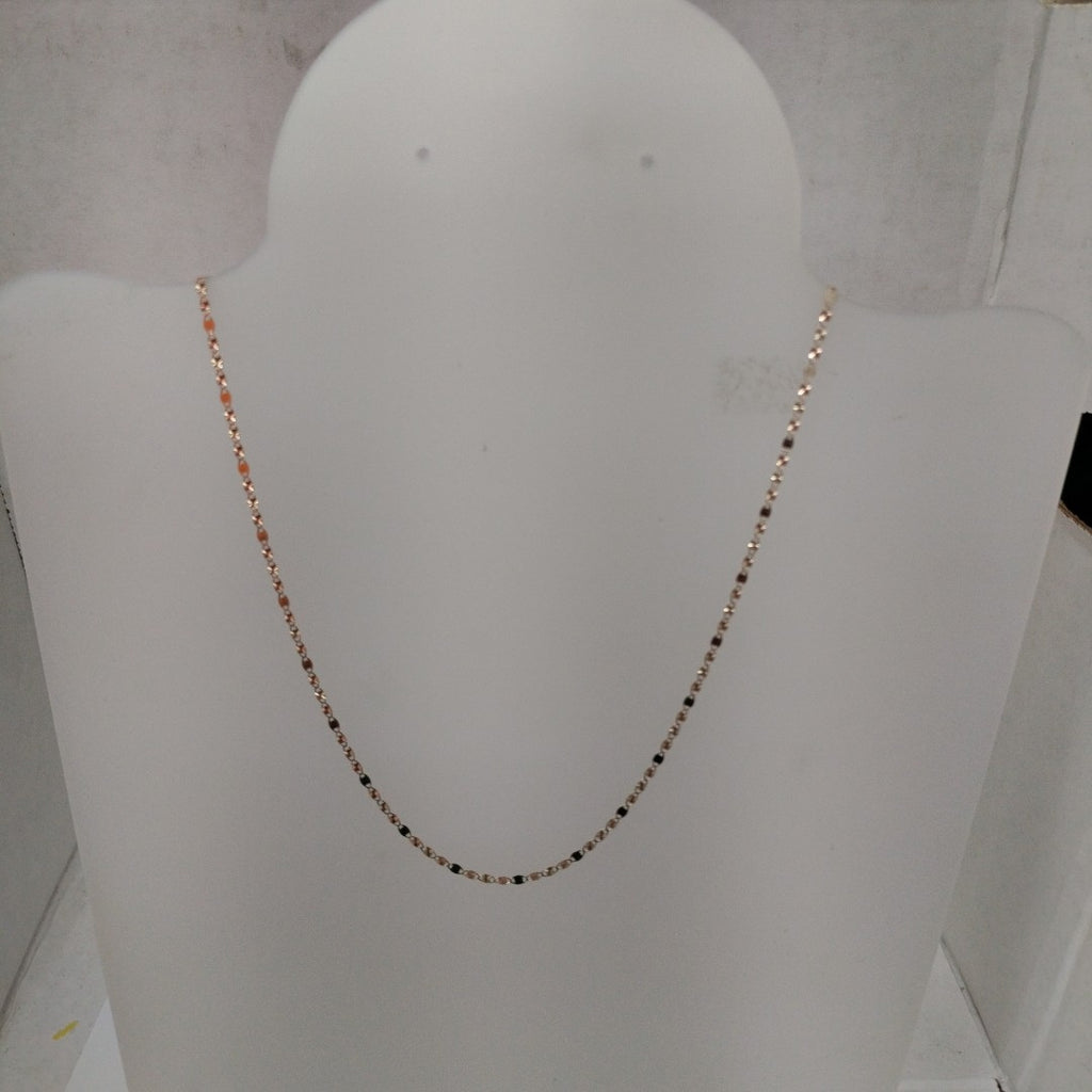 CADENAS TEJIDO GUCHI ORO 10K 55 CM 1.7 GR (NUEVO)