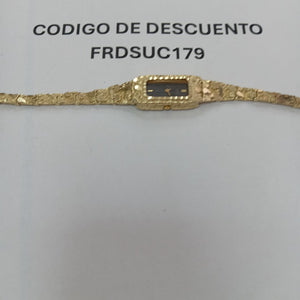 RELOJ CAJA ACERO PULSO ORO ORO 10 K 19.6 GRMS (SEMINUEVO)