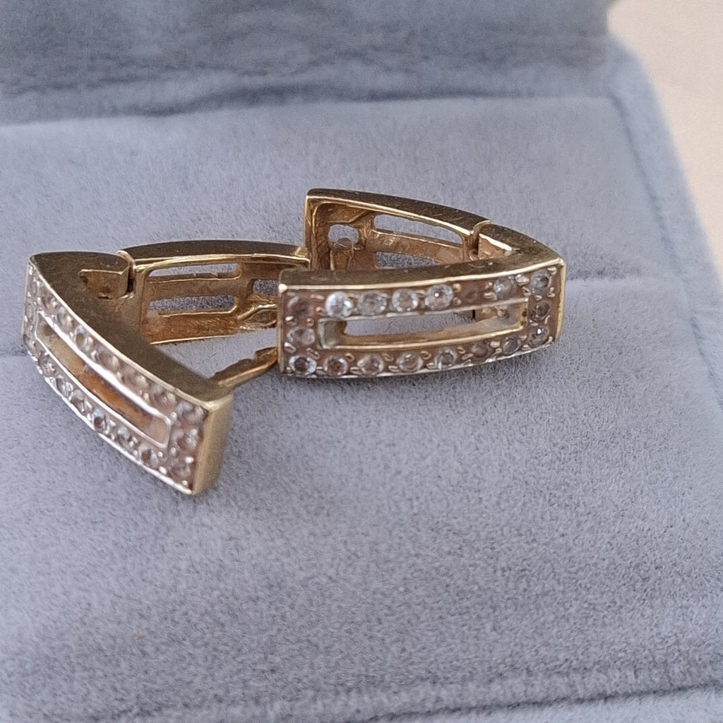 ARETES PAR ORO 14 K 4.6 GRMS (SEMINUEVO)