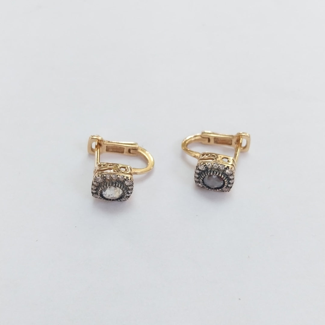 ARETES PAR ORO 14 K 3.8 GRMS (SEMINUEVO)