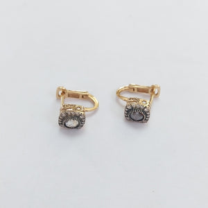 ARETES PAR ORO 14 K 3.8 GRMS (SEMINUEVO)