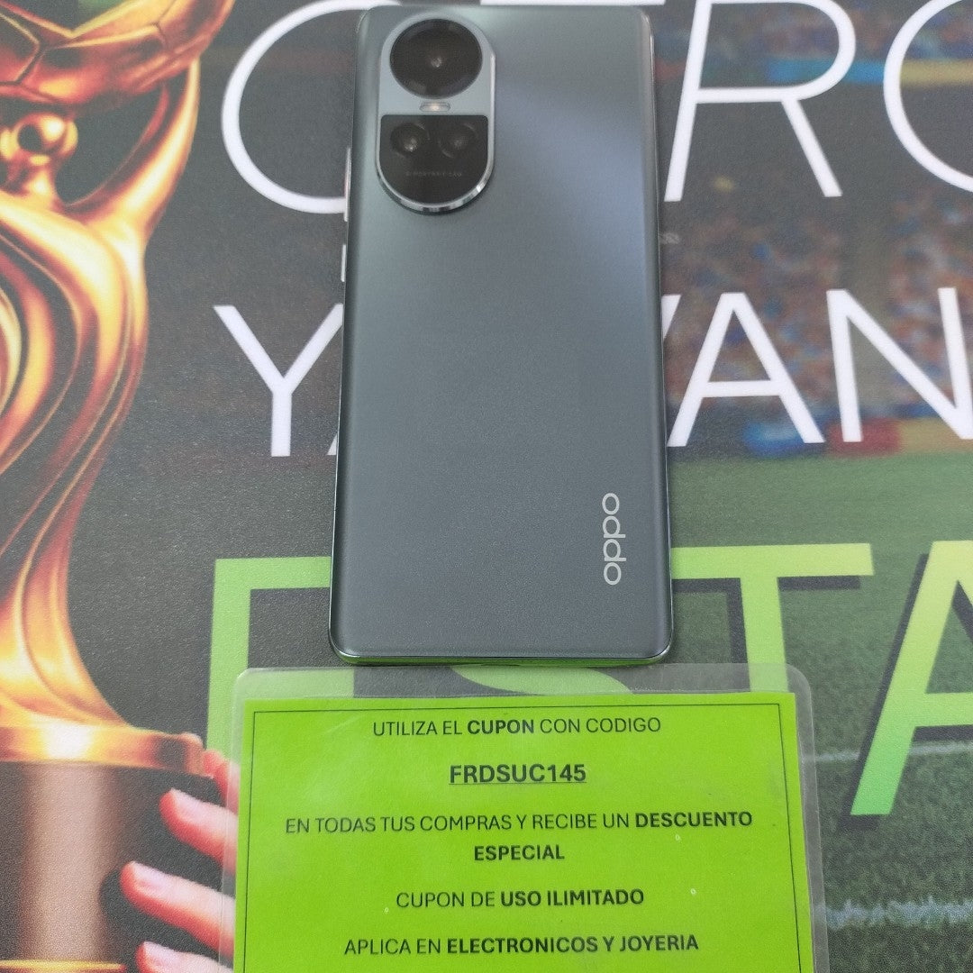 CELULAR OPPO  RENO10 5G CPH2531 (2023) 256 GB 8 GB RAM (SEMINUEVO)