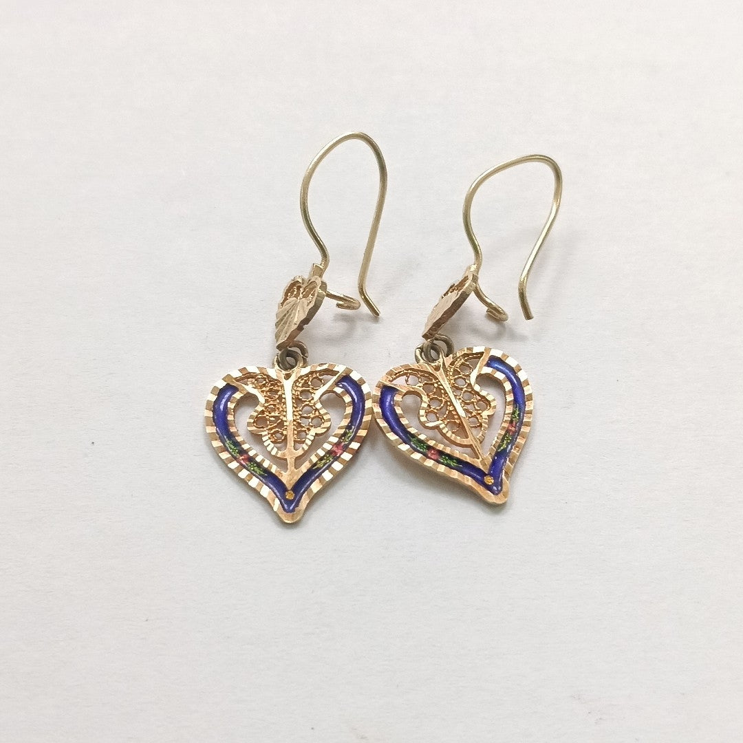 ARETES PAR ORO 14 K 3,00 GRMS (SEMINUEVO)