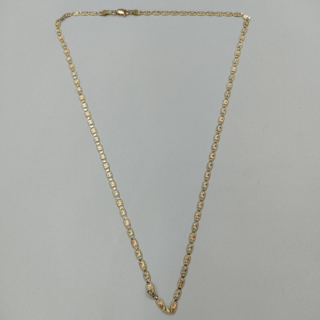 CADENAS TEJIDO GUCHI ORO 10K 55 CM 6.8 GR (NUEVO)