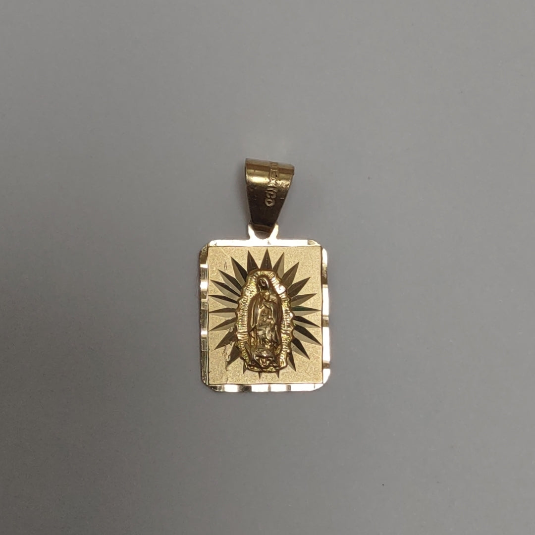 DIJE, MEDALLA RELIGIOSA ORO 14 K 1.4 GRMS (SEMINUEVO)
