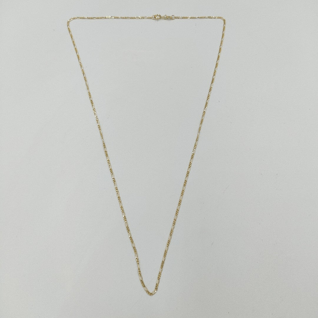 CADENAS TEJIDO 3X1 ORO 14K 55 CM 2.7 GR (NUEVO)