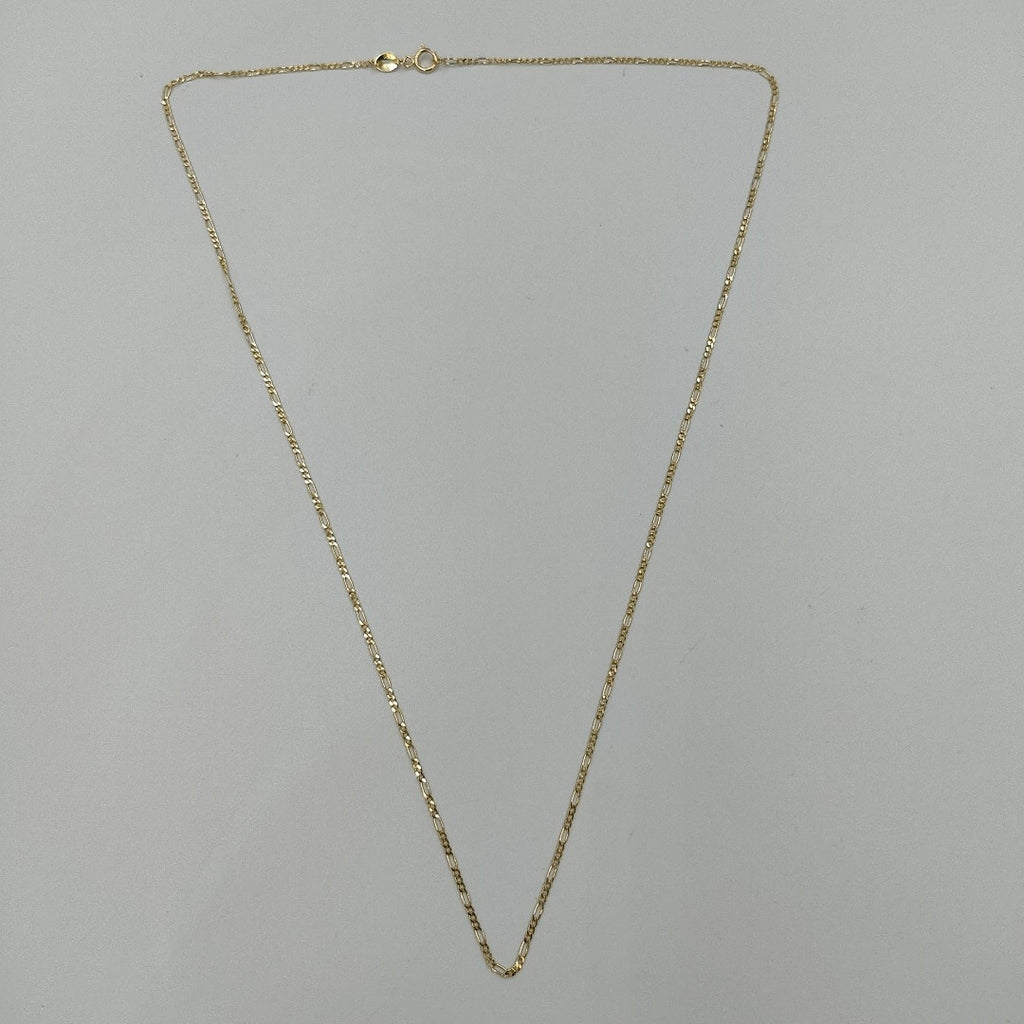 CADENAS TEJIDO 3X1 ORO 14K 55 CM 2.4 GR (NUEVO)