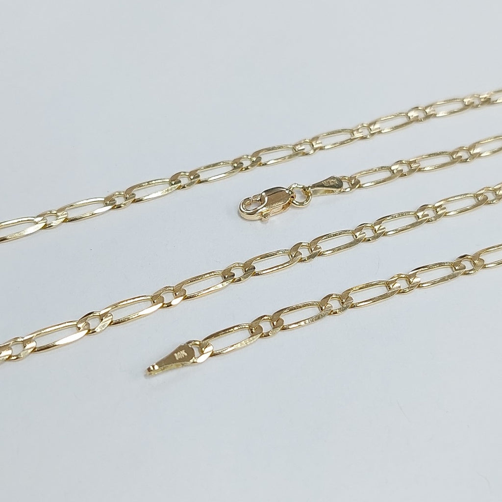 CADENAS 1X1 ORO 14K 55 CM 7.5 GR (NUEVO)