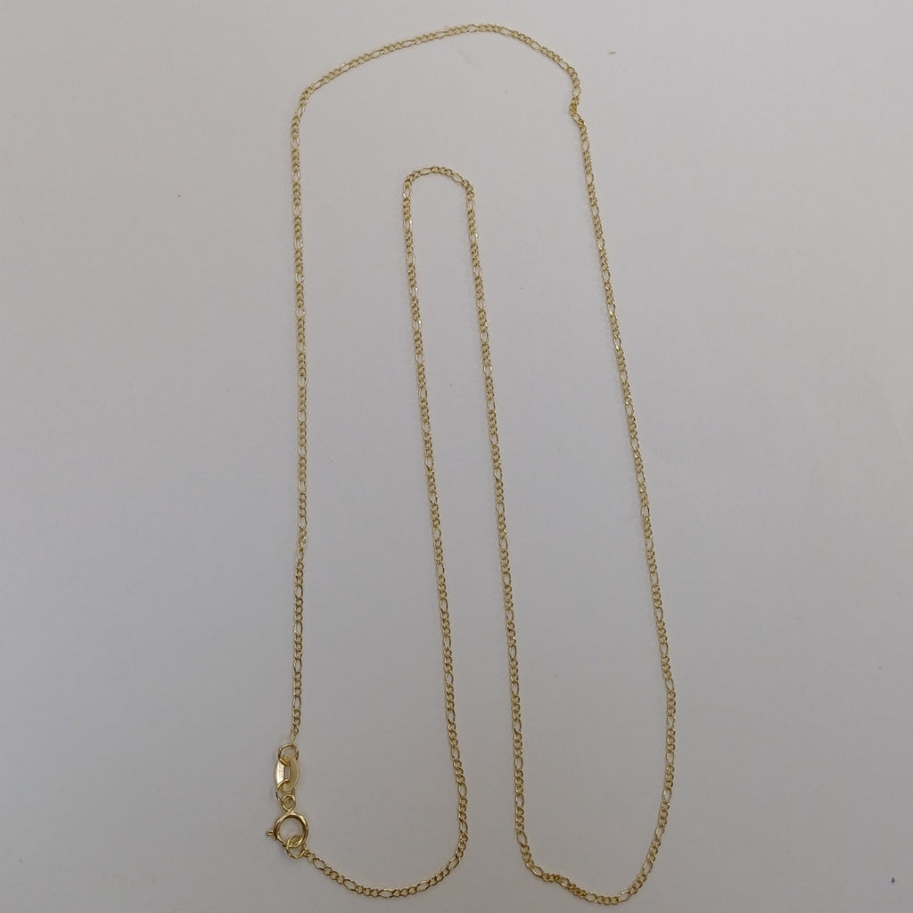 CADENAS TEJIDO 3X1 ORO 10K 60 CM 1.5 GR (NUEVO)