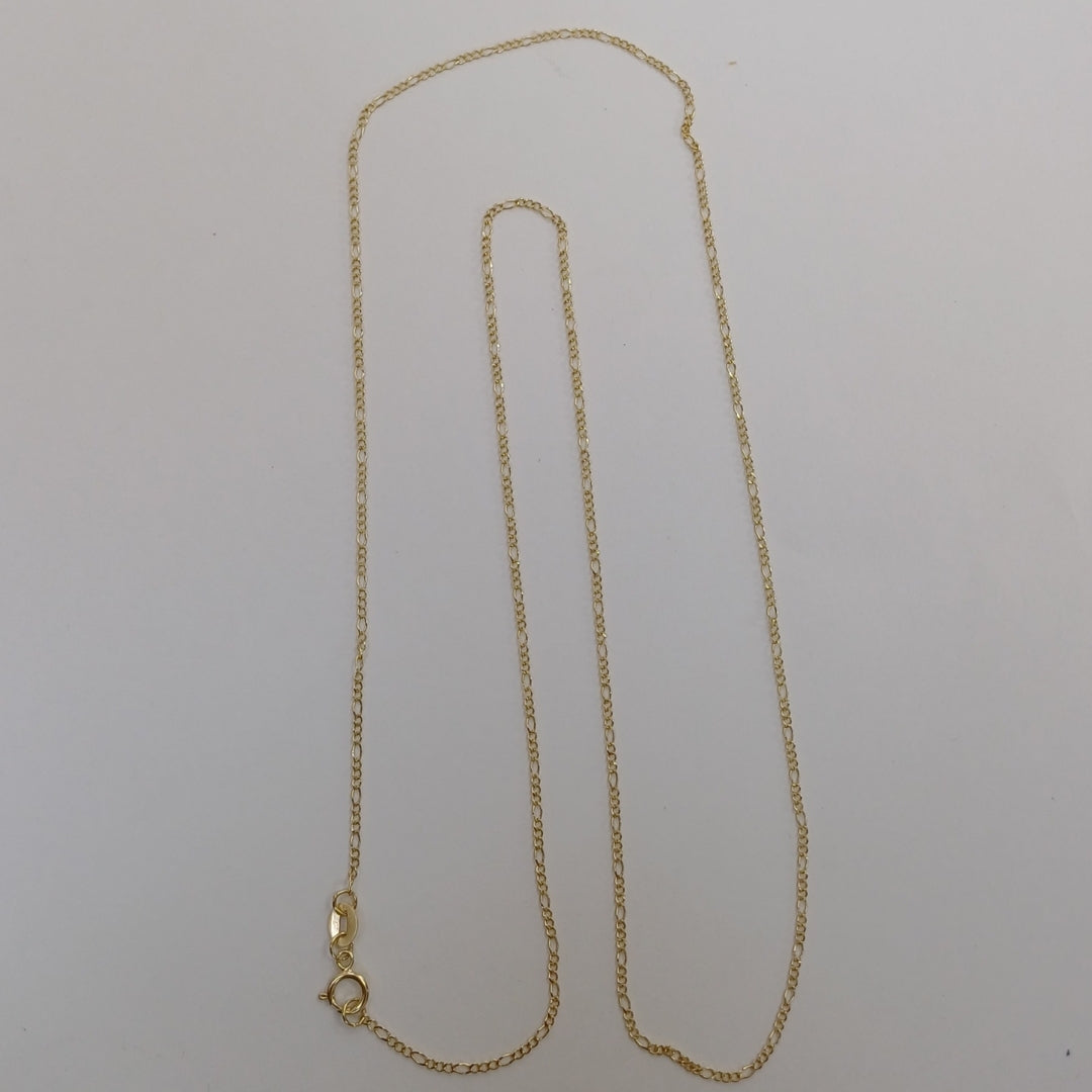 CADENAS TEJIDO 3X1 ORO 10K 60 CM 1.5 GR (NUEVO)