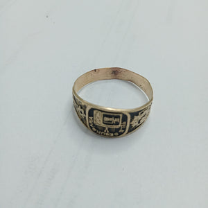 ANILLO DE GRADUACIÓN ORO 8 K 1.6 GRMS (SEMINUEVO)