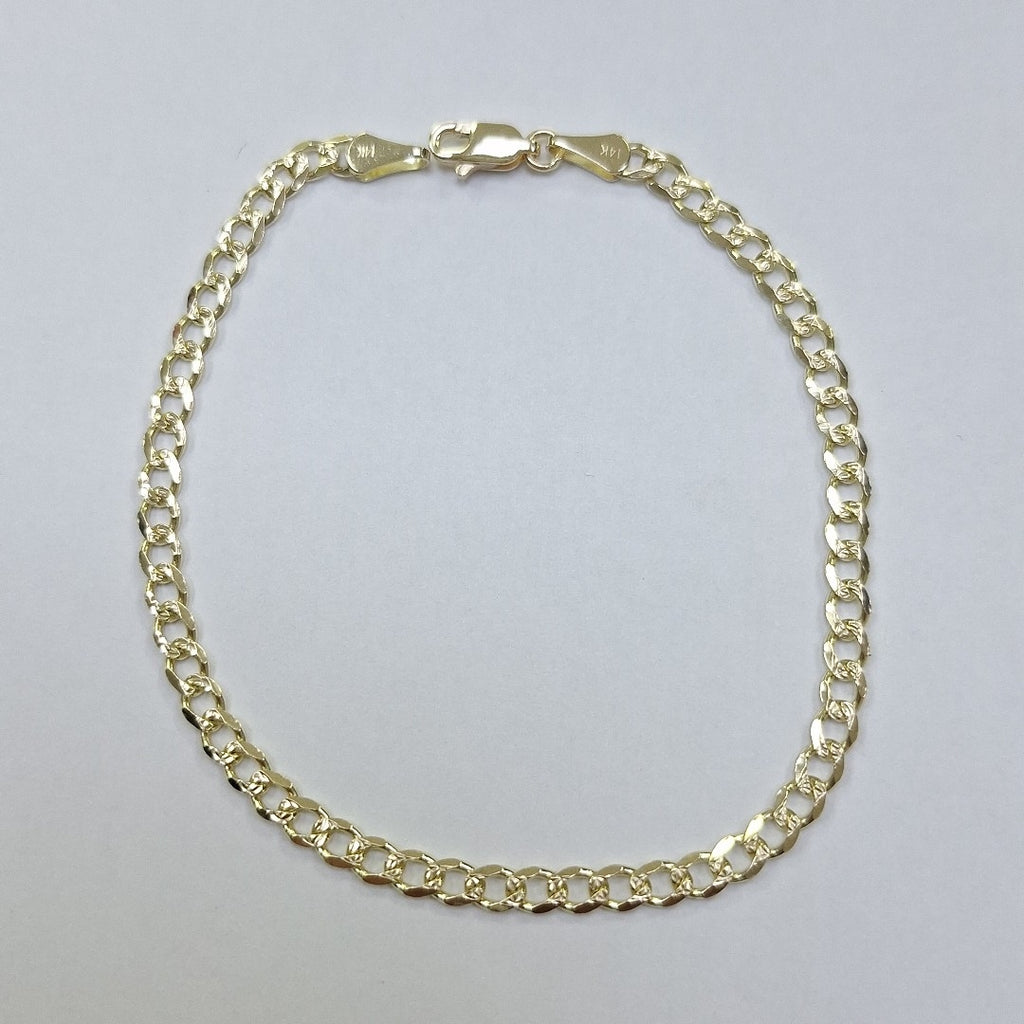 PULSERAS BARBADA ORO 14K 21 CM 5.3 GR (NUEVO)