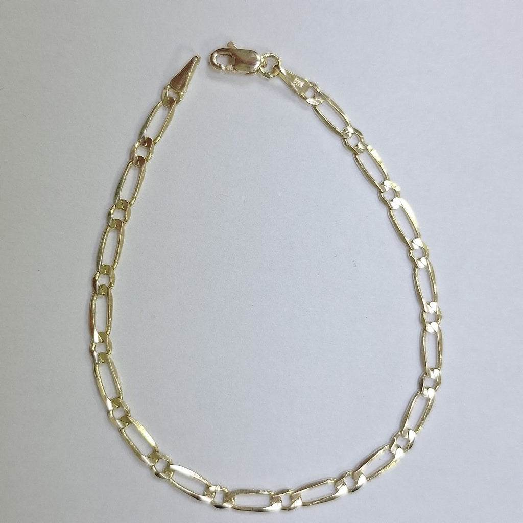 PULSERAS 1X1 ORO 14K 18 CM 2.7 GR (NUEVO)