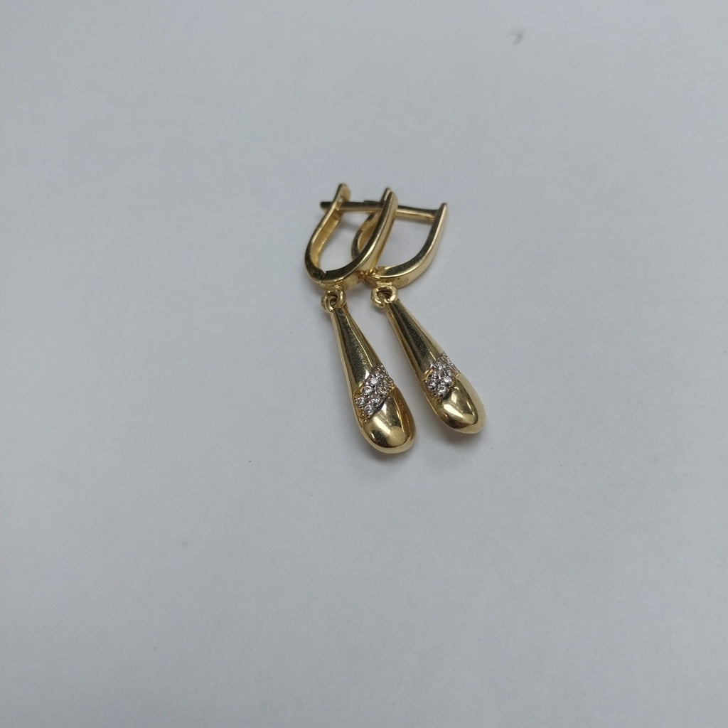 ARETES PAR ORO 14 K 2.5 GRMS (SEMINUEVO)