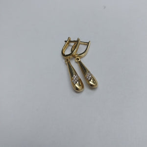 ARETES PAR ORO 14 K 2.5 GRMS (SEMINUEVO)