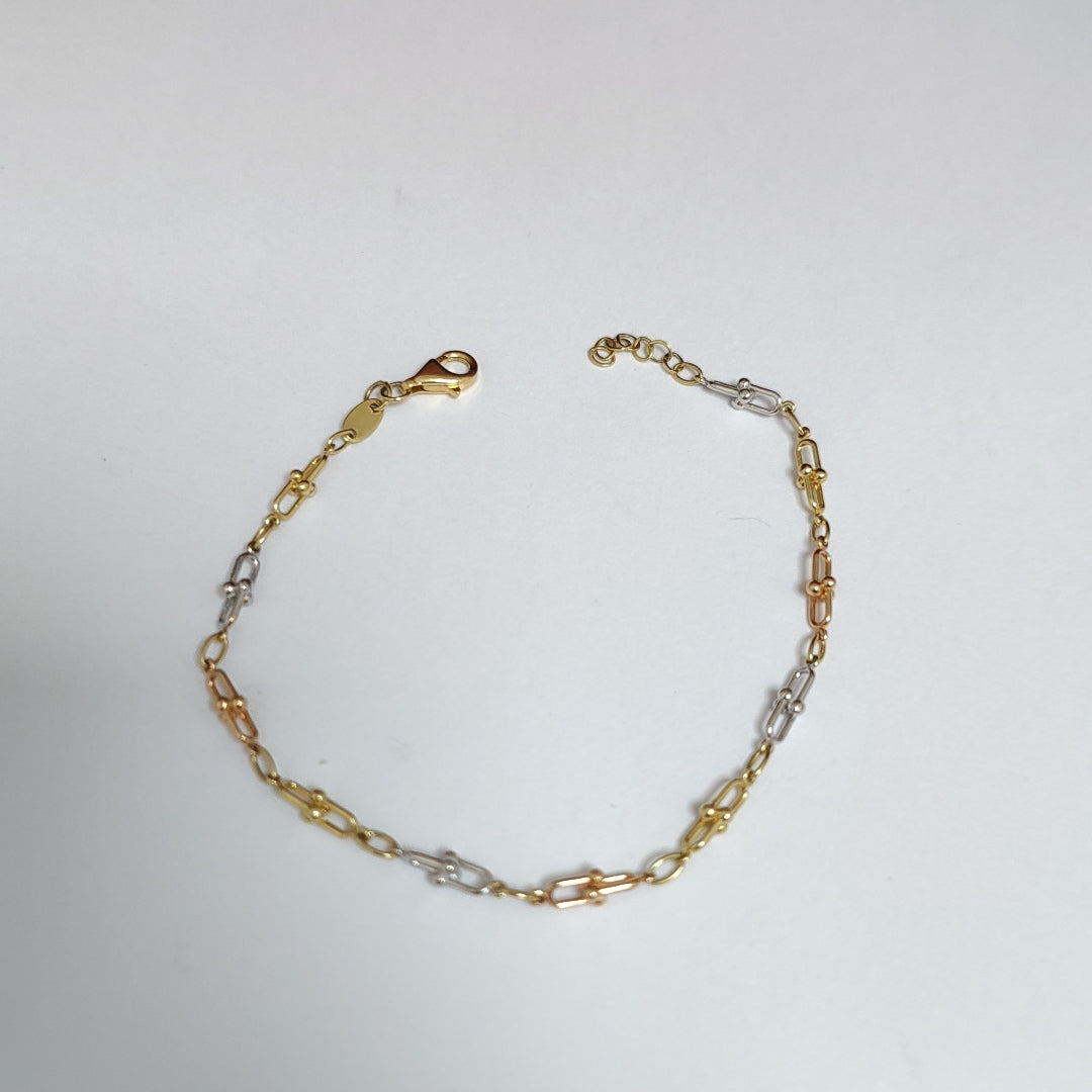PULSERA ORO 14 K 3.6 GRMS (SEMINUEVO)